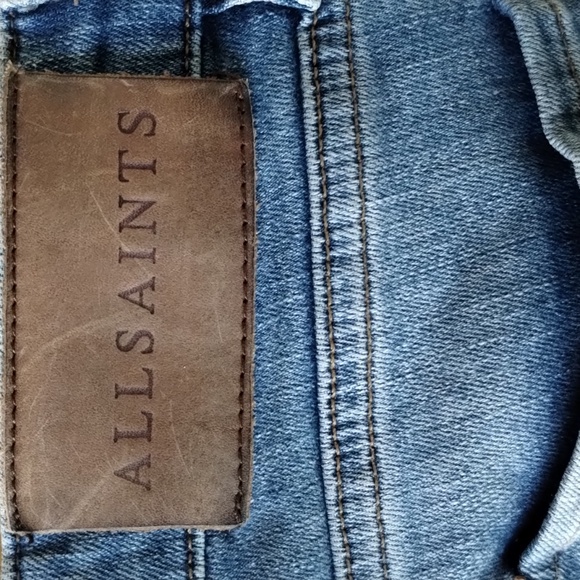 ALL SAINTS MAST FIT 2 Tone Skinny Jeans - Picture 7 of 16